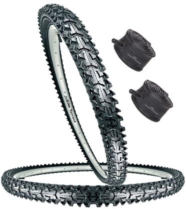 Cubierta Rueda Neumatico para Bicicleta Mountain Bike niño 24 X 1,95 + Cámaras