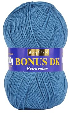 Sirdar Hayfield Bonus DK Doppelstrickgarn, Royal Teal (558), 100 g