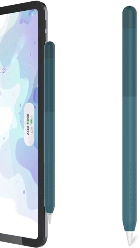 Delidigi Silikonhülle für Apple Pencil Pro & Apple Pencil 2. Generation | Weicher Silikon Griffbezug, Magnetisches Laden Kompatibel, Doppeltipp-Funktion Nutzbar, Farbverlauf Design