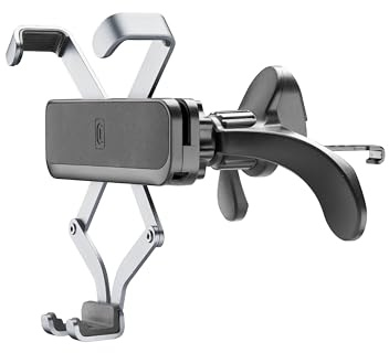 cellularline | Slide Fit - Universal | Soporte para Smartphone de Coche con Sistema de Inserción Fácil y Rápido - Sujeción a Las Salidas de Aire - Universal para Todos los Móviles