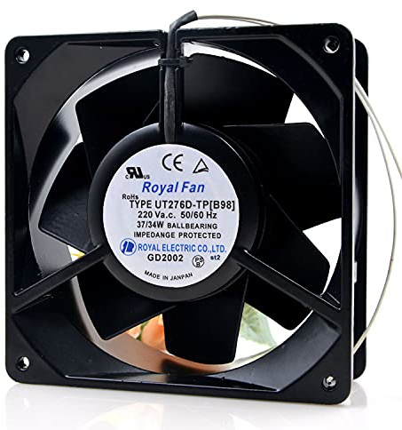 UT276D-TP[B98] 220V 2-wire 37/34W 14050 high temperature resistant fan Test Working