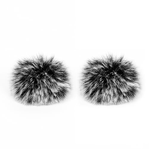 Musiin Furry Windschutz Kompatibel mit RODE Wireless GO II Mic DeadCat Wind Cover Muff, Windbuster, Windjammer, Fluff Cover Windschutz