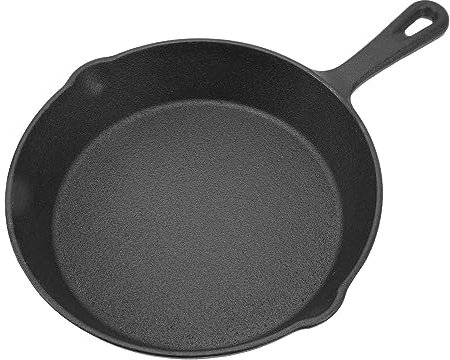 Padella Piccola, Padella Antiaderente Antimacchia a Fondo Piatto in Ghisa per la Casa (16 cm)