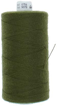 Ariadna Talia (756 - Vert olive) - 1000 m - Fil à coudre en polyester - Pour jean - Épaisseur 50