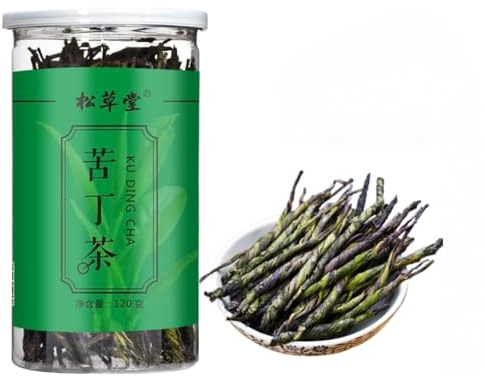 Tè alle erbe naturale Tè sano Tè amaro Tè Ding 120g / 4,23oz Hainan grande foglia Tè amaro Tè Kuding Tè secco Gusto amaro Kuding Cha