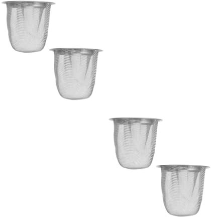 Cabilock Coladores De Té Acero Inoxidable 4 Piezas Infusores Reutilizables Con Malla Fina Para Taza Y Tetera Filtrado Preciso Fácil Limpieza