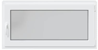 vidaXL Finestra Seminterrato RISOR 120x60 cm Anta Ribalta DIN Destra, Finestra di Uscita, Finestra della tramoggia, Finestra nel seminterrato