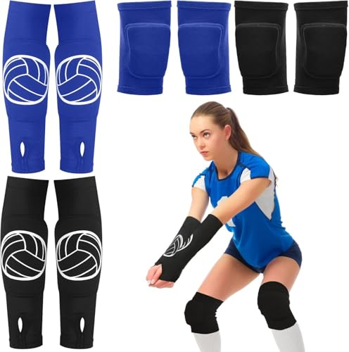 MUSLONG Armmanschetten Armschoner Kinder Sportarmbänder Unterarm Kompressionsmanschette Volleyball Armstulpen Ärmel Elastische Sport Handgelenkstütze