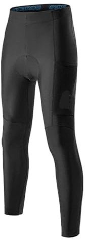 XIEHYA Fahrrad Lange Hose Fahrradhose, Thermo-Fleece, Winter, 3D-gepolsterte REIT-Leggings, Strumpfhose, reflektierend, atmungsaktiv, Mountainbike-Sporthose Für Outdoor Sporttraining(XL)