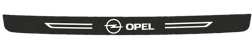 WACDXST Auto Kohlefaser Ladekantenschutz Aufkleber, für Opel Mokka B/GS Line+/ Ultimate 2021 2022 2023 2024 2025 Kofferraum Ladekantenschutz Anti-Kratz Styling Deko Zubehör