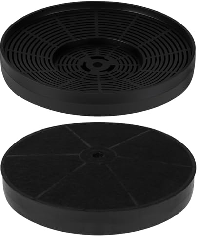 2Pcs Cooker Hood Carbon Charcoal Filter 175mm for CDA SIA SIA2 CHA15 | Active Carbon Charcoal Odour & Grease Filters for ECA60 EVA70 EAG91 CGH100 AGL61