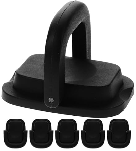 SHINEOFI Lot De 6 Poignées De Couvercle De Casserole Pliables Bouton De Casserole Résistant À La Chaleur Remplacement Universel Ergonomique Antidérapant Pour Couvercles De Poêles Ustensiles De Cuisine