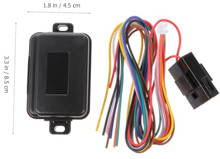 OFFIGAM Steuermodul für Automatisches Einklappen der Fahrzeug Rückspiegel Kunststoff Schwarz für Seiten und Rückspiegel Automatische und Einklappfunktion