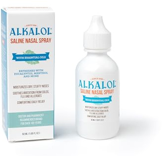 Alkalol Solution Saline Nasal Spray, 1.69 Ounce