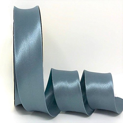 Antik Blau byetsa Satin Falte 30 mm Schrägband auf einer 25 m Rolle
