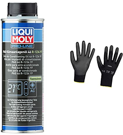 Iloda Original Liqui Moly 250ml PAG Klimaanlagenöl 46 R-1234 YF 20735 Schutzhandschuhe
