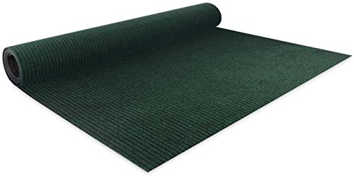 Floordirekt Nadelfilz Bodenbelag Atlas 100 x 100 cm, Grün - Meterware - pflegeleichter Gewerbe Teppichboden - schalldämmend, rutschhemmend - Teppich Läufer - Büro Messe