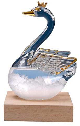 Luzhengyang Glas Wetter Barometer Vorhersage, Gans Glas, Wetterstation Flüssiges Barometer Wettervorhersage, Kreative Desktop Dekorative Flasche