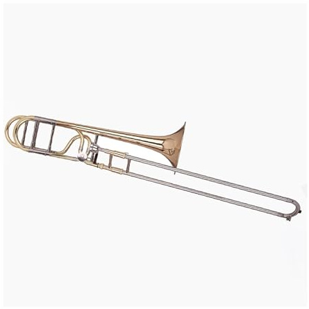 Messing Lackiertes Gold-Tenor-Posauneinstrument Mit Tonhöhe B-Dur In F-Tonart Bb/F-Ton Posaune Mit Koffer Posaune für Anfänger