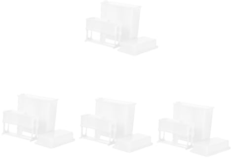 GLEAVI 4sätze Mikroskop Objektträger Mit Stain Jar Hochtransparentes Teilige Set Für Laboranwendungen Alkali Und Hitzebeständig Praktische Aufbewahrungslösung