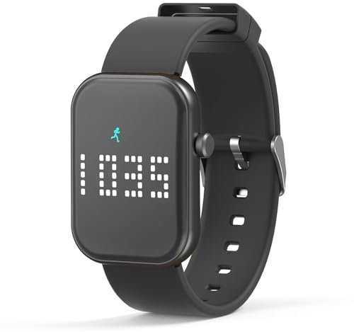 Digital Armbanduhr Kinder Digitaluhr Kinderuhr Fitnessarmband Schrittzähler Kinder Junge Mädchen Armband Fitness Tracker Kinder Uhr Fitnessuhr Schlaftracker Wecker Wasserdicht Kalorie Sport Laufuhr