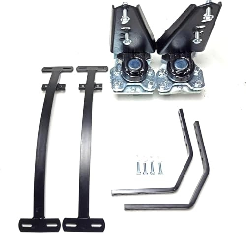 2x Traktor Kotflügelhalter schwenkbar für links und rechts (Für Kotflügel Breite: von 345 bis 430 mm)