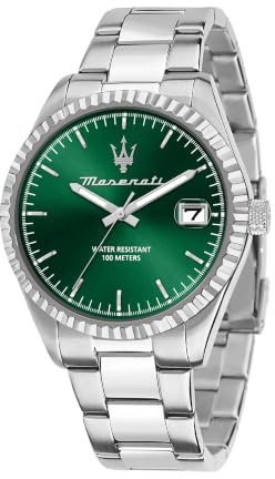 Maserati Herrenuhr, Uhrzeit, Datum, Analog, 43 mm, COMPETIZIONE-Kollektion, Geschenk für Freund
