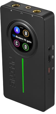 YIWEOG Multieffekt-Pedalprozessor, 134 integrierte Effekte, E-Gitarre, Bassgitarren-Pedale mit Verstärker, MIDI-Looper, Drum-Machine, Touchscreen für Performance-Übungen, Live-Streaming