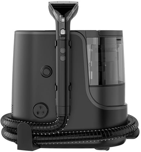 Cleaner de Vapor de la Alfombra portátil, 400 W máquinas de Limpieza de Manchas Profundas con 3 Modos de Limpieza, Tanque de Agua Residual de 1500 ml y 1000 ml de Tanque de Agua Limpia, para Muebles