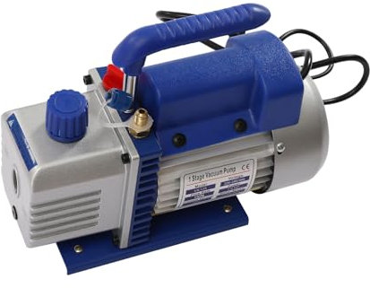 UHDUIG Set di collettore per pompa a vuoto, 180 W, 1 L/S (2,5 cfm), dotato di filtro dell'aria, silenzioso, adatto per la riparazione di condizionatori automobilistici, condizionatori d'aria domestici