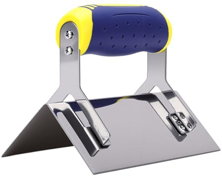 Zhjvihx Paleta de Esquina Exterior para Paneles de Yeso, Paleta de Esquina Externa de Acero Inoxidable con Agarre Ergonómico, Herramienta de para Paneles de Yeso para Recortar