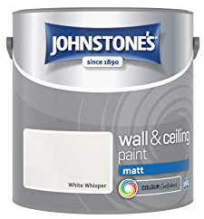 Johnstone's 306060 Vinyl Matt Emulsion - White Whisper,2.5