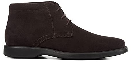 Geox U Brayden 2fit ABX D, Stivali Boots Uomo, Marrone Coffee, 43 EU