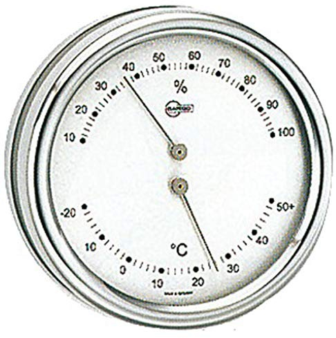Barigo Termo/igrometro Orion quadrante Argento
