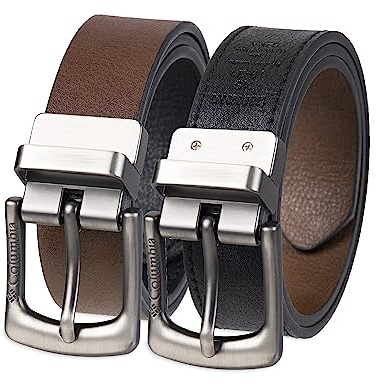 Columbia Boys' Reversible Belt- Casual and Dress for School