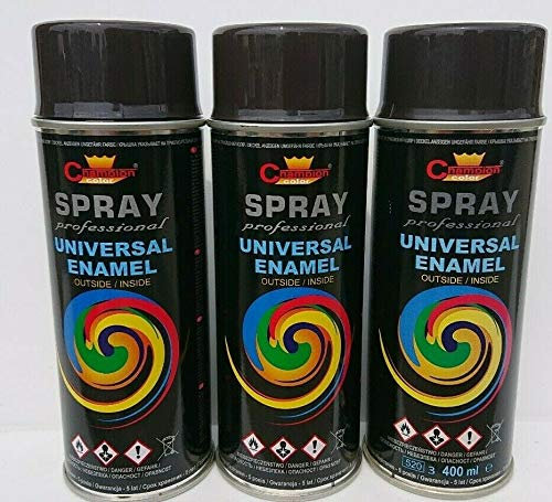 Sprühlack RAL Sprühfarbe Lackspray Spraydose 400ml - RAL 8019-3 Stück