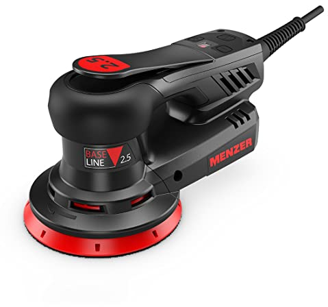 MENZER Levigatrice Rotorbitale ETS 125 2.5 incl. Kit di Dischi Abrasivi