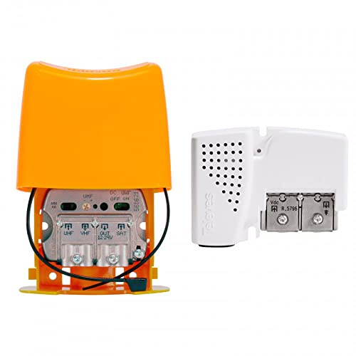Kit de amplificador de mástil NanoKom y Fuente de alimentación PicoKom Ref. 561621 + Ref. 5796 - TELEVES 438620