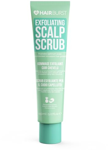 HAIR BURST Scalp Scrub - Vegan Anti-Dandruff Pre-Shampoo Treatment - Deep Cleaning, Clarifying Exfoliator - Removes Build Up and Flaky Scalp to Promote Hair Growth