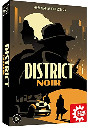 Game Factory 646319 District Noir, Kartenspiel für Erwachsene und Kinder ab 10 Jahren, Kartenduell für 2 Spieler