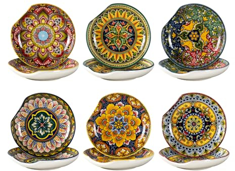 Henten Home - Cuenco para salsa de soja para sushi cuenco de postre para tapas, sushi, postres, salsas, dulces, 12 x 11 cm