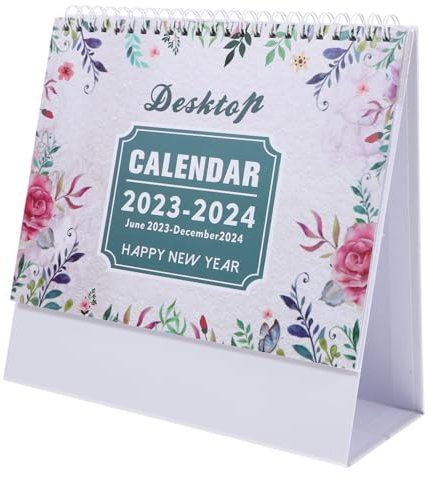 EXCEART Englischer Tischkalender 2023 Wandplaner Schreibtischplaner Monatskalender Fürs Büro