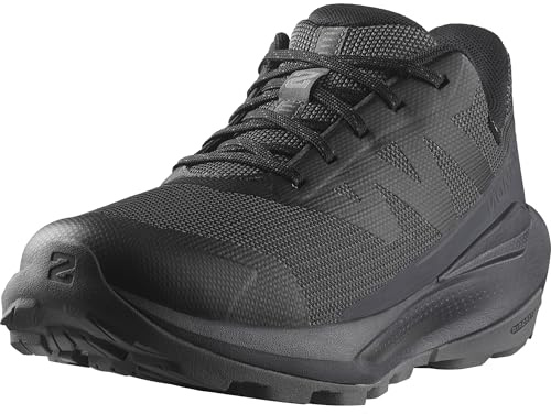 Salomon Elixir Tour wasserdichte Damen Wanderschuhe, Optimaler Komfort, Angenehmes Laufgefühl, Wetterfest, Black, 43 1/3