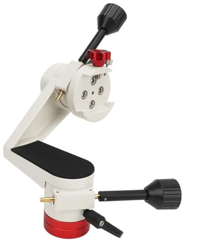 Support de Télescope Altazimutal, Base de Latitude de Télescope à Réflecteur Newtonien, Micro-réglage à 360 Degrés, Grossier et Micro, Support PTZ à Micro Mouvement de 3/8 Pouces