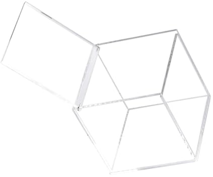 BIUDECO Scatola Per Cialde Da Caffè Da Bancone Scatola Per Bustine Di Tè in Acrilico Per Tè Per Figure Per Snack e Oggetti Piccoli