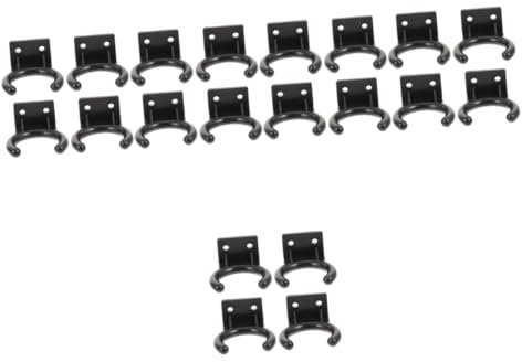 VICASKY 20pcs over Door Hook Mic Holder Wall Mount Microphone Hanger Stage Microphone Arm