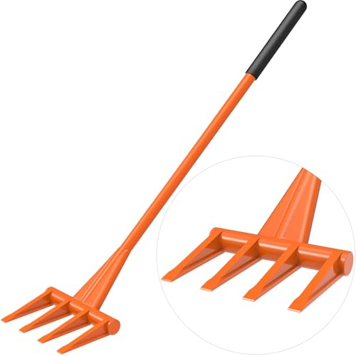 Dolibest Crowbar Pry Bar 147cm Pallet Breaker Skirt Removal Tool/Straight | Long Large Heavy Duty,Multifunction,Roof Deckboard Plywood Floorboard Wrecker Splitter Demolition Tool,Soft Handle Sleeve
