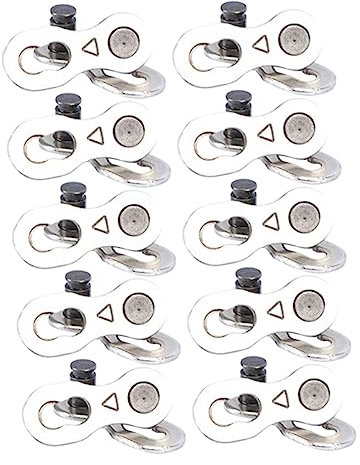BESPORTBLE 10pair Buckle Chain Links for Speed Bike Chain Temporary Repair Accessory