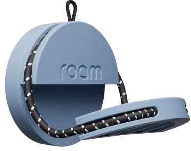 Roam Smart Tracker for iPhone & Android, Key Finder, IP67, Blue, Single | Works with Android and iPhone, Track keys, bags, bikes, and more, Replaceable 1-year battery, Water and dust resistant