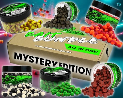 Angel-Berger Magic Baits Mystery Edition Feeder Überraschungs Bait Bundle Surprise Köderset Mini Boilies Mini Pop Ups Feeder Pellets Vorteilspack Feederangeln Sparbundle Feederfischen Hakenköder